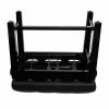 Piano Bench Black Solid Wood