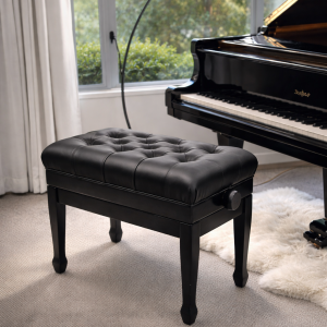 Adjustable Piano Bench with Storage