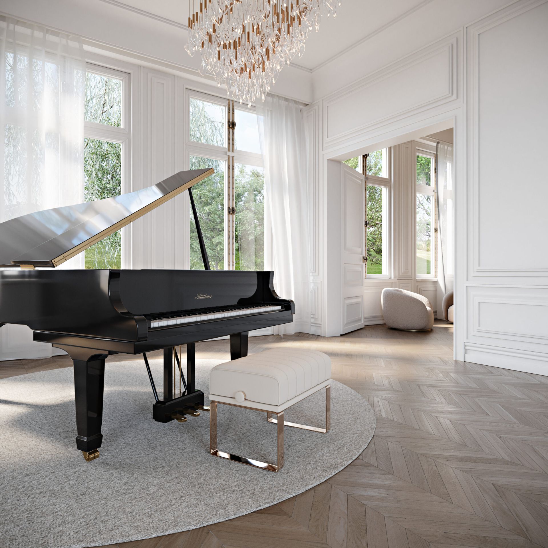 Kaunus Launches the Legend Gabriela: A Fully Customizable Luxury Piano Bench