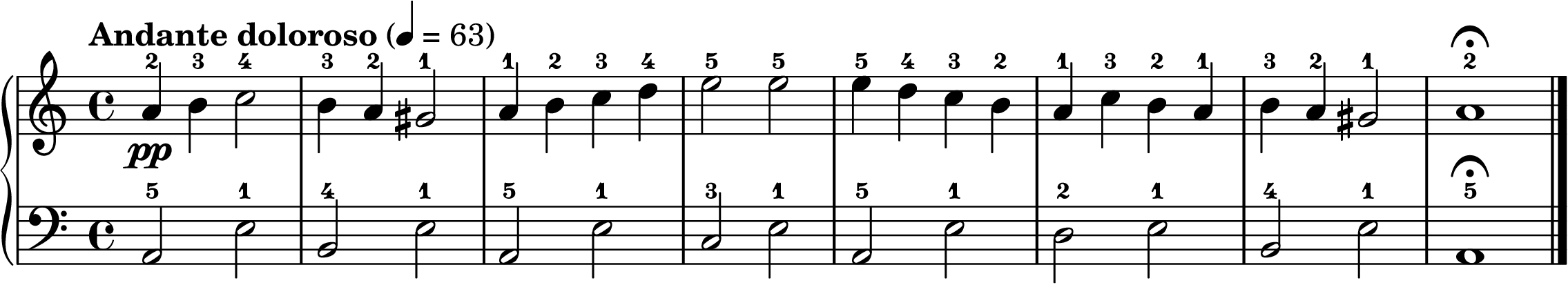 Aase's Death easy piano sheet music section B