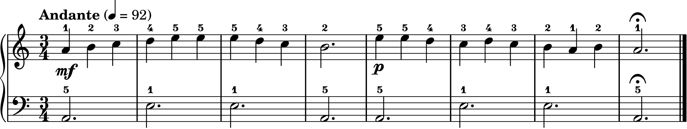 Ah, Poor Bird easy piano sheet music section B