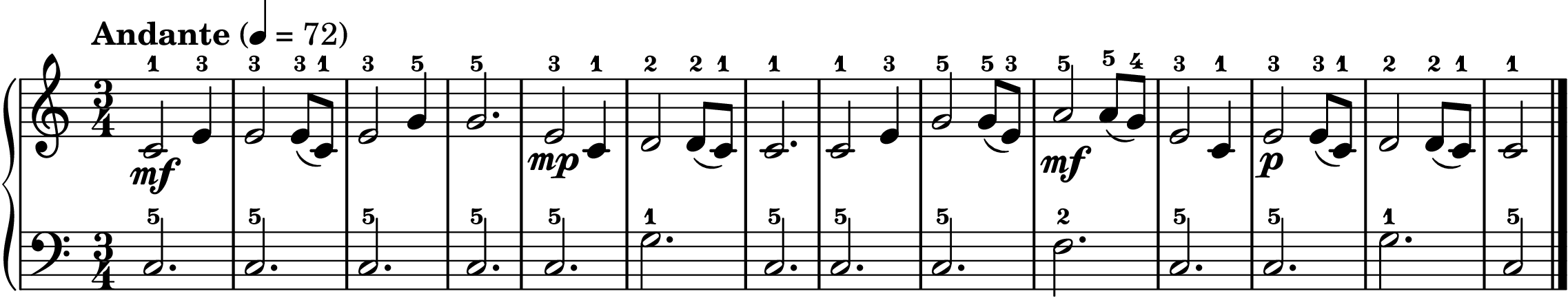 Amazing Grace easy piano sheet music section B