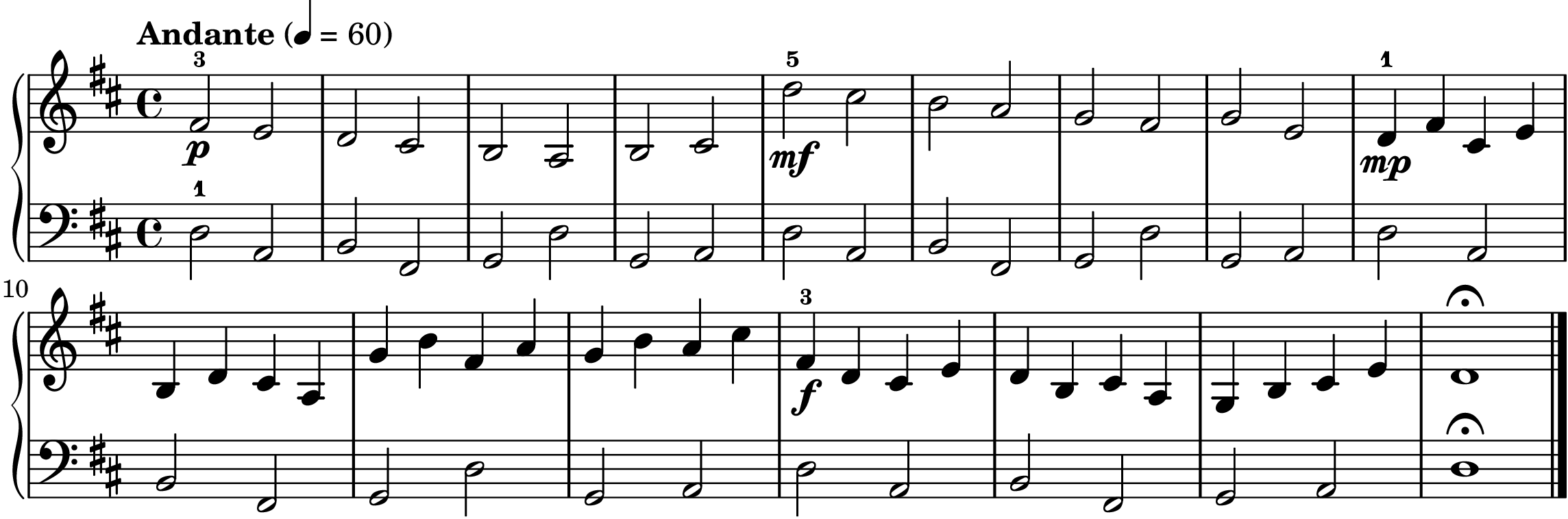 Canon in D easy piano sheet music full score