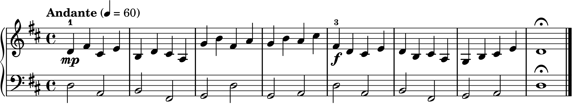 Canon in D easy piano sheet music section B