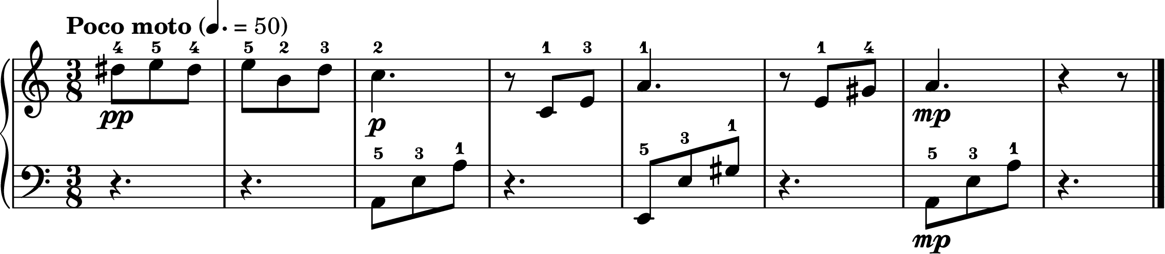 Für Elise easy piano sheet music section B