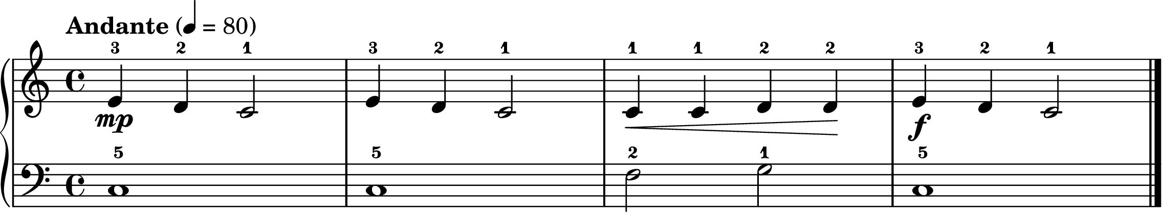 Hot Cross Buns easy piano sheet music section B
