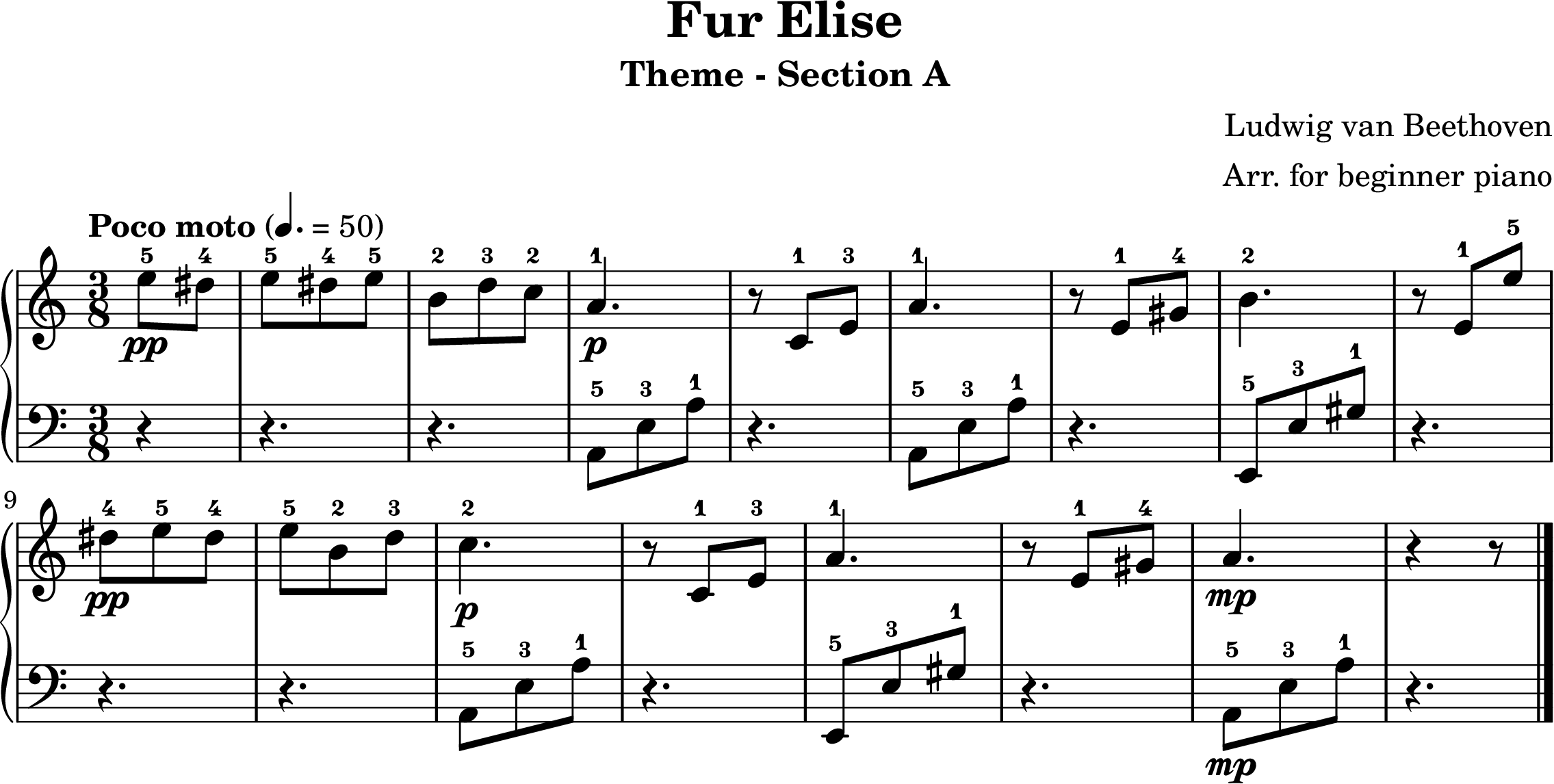 Level 4 piano sheet music preview