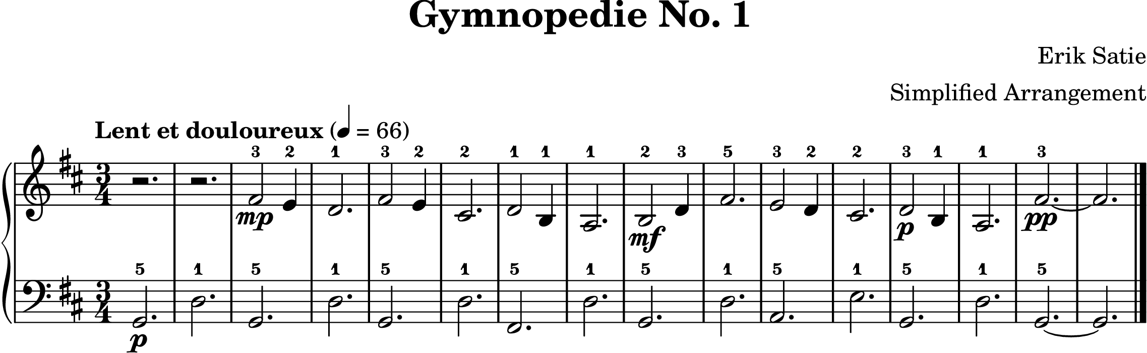 Level 5 piano sheet music preview