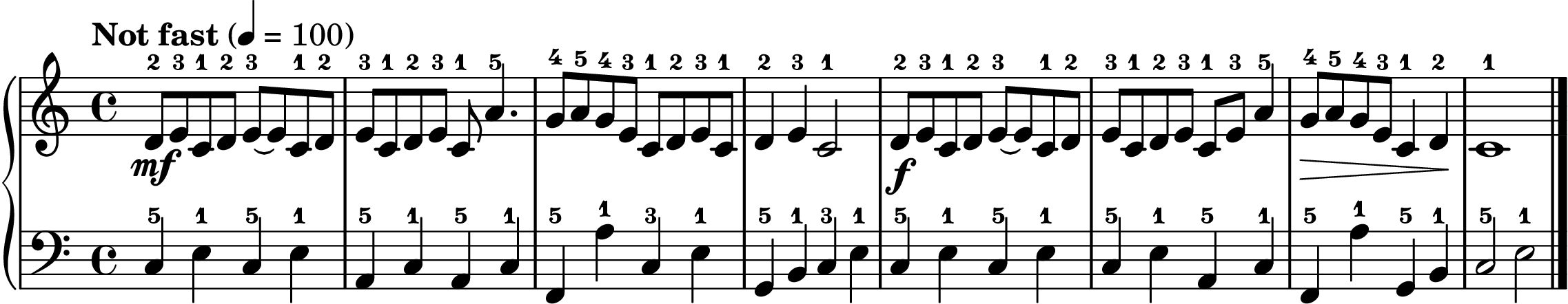 The Entertainer easy piano sheet music section B