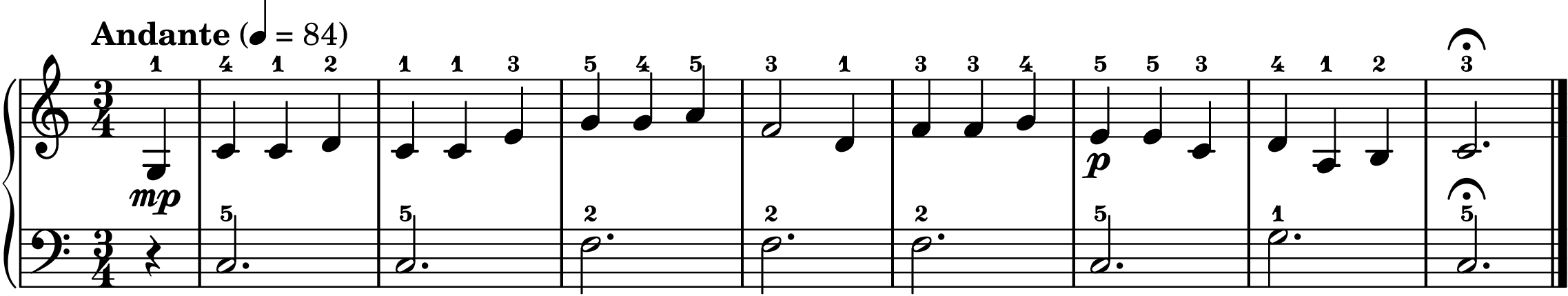 Away in a Manger easy piano sheet music section B