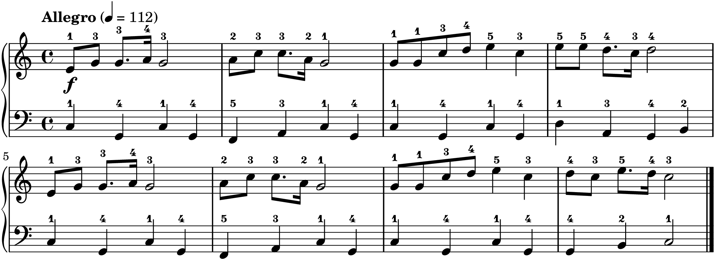 Bringing in the Sheaves easy piano sheet music section B