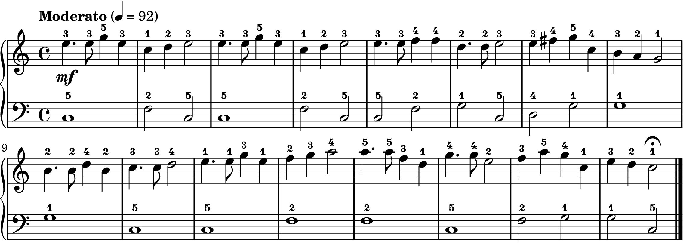 Come, Ye Thankful People, Come easy piano sheet music full score