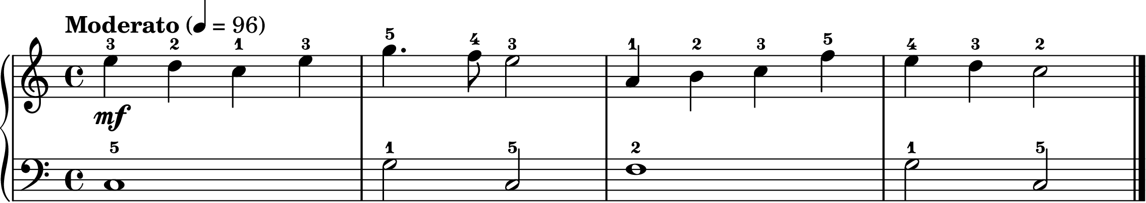 For the Beauty of the Earth easy piano sheet music section B