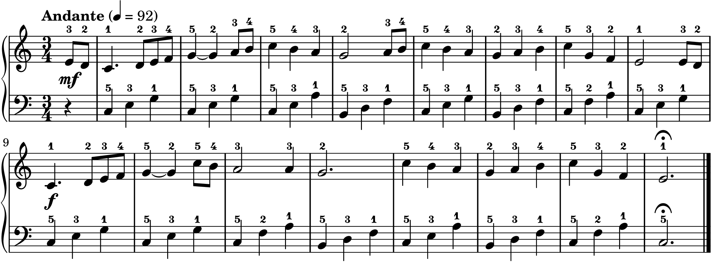 The First Noel easy piano sheet music full score