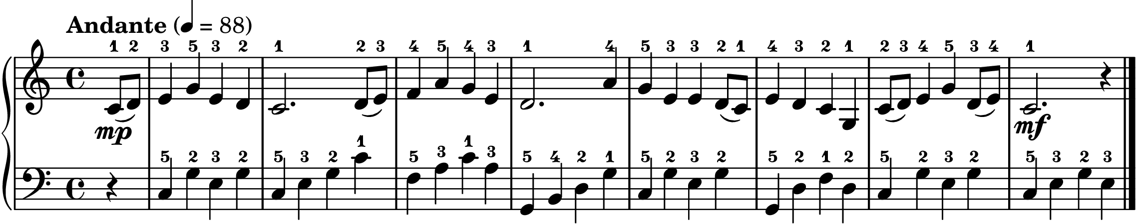 This Is My Father's World easy piano sheet music section A