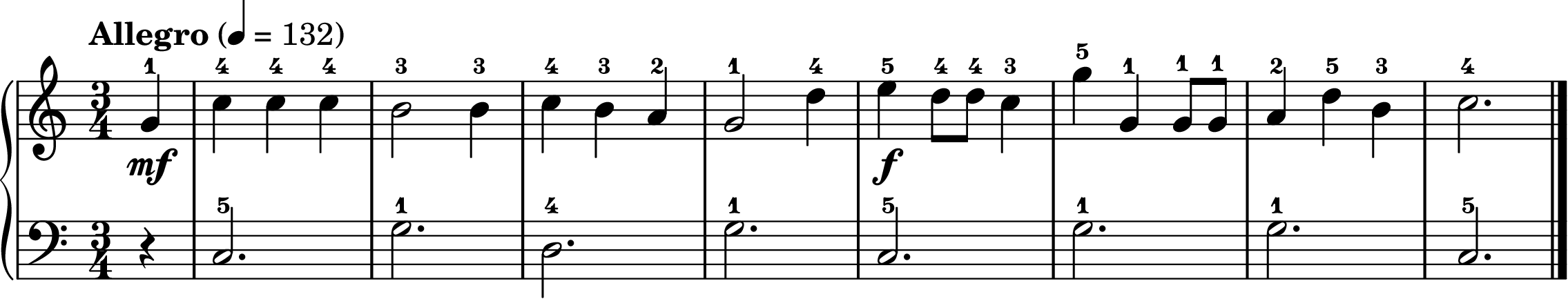 We Wish You a Merry Christmas easy piano sheet music section B
