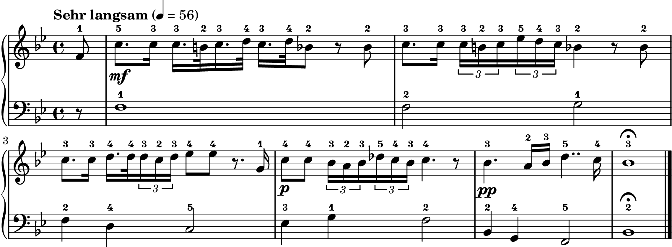 Ave Maria (Schubert) easy piano sheet music section B