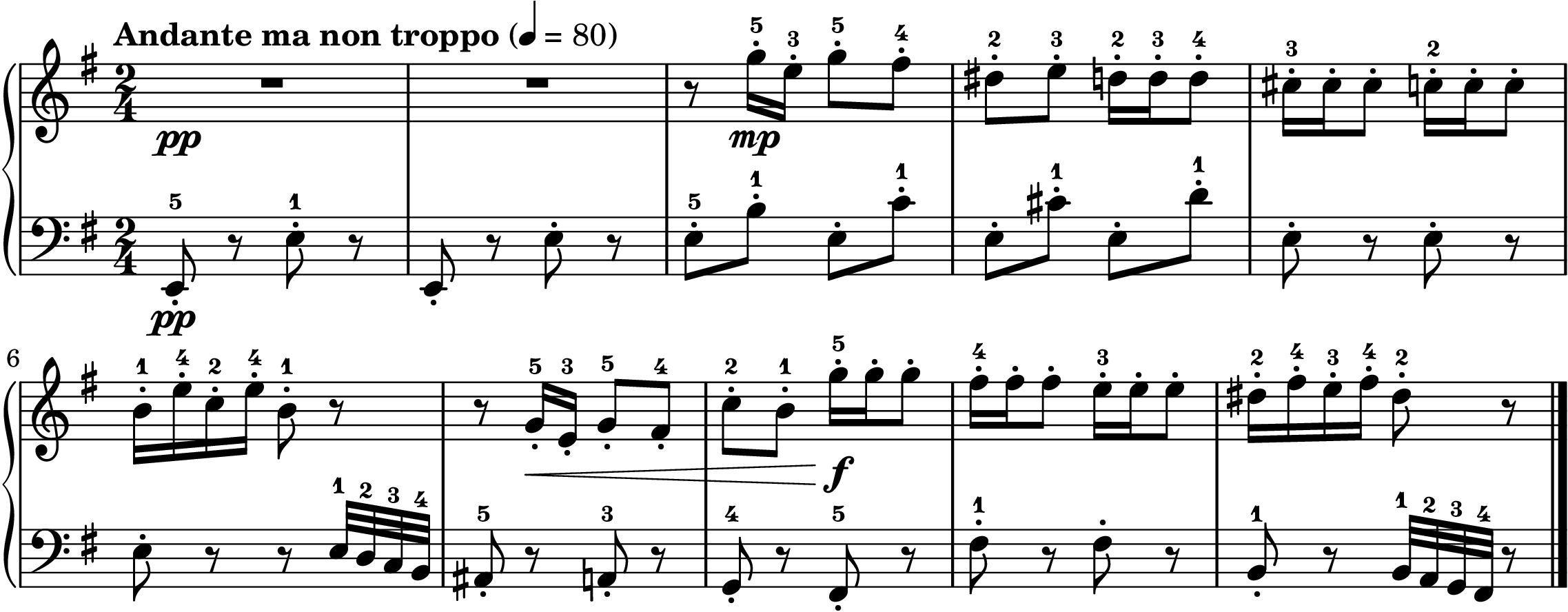 Dance of the Sugar Plum Fairy easy piano sheet music section A