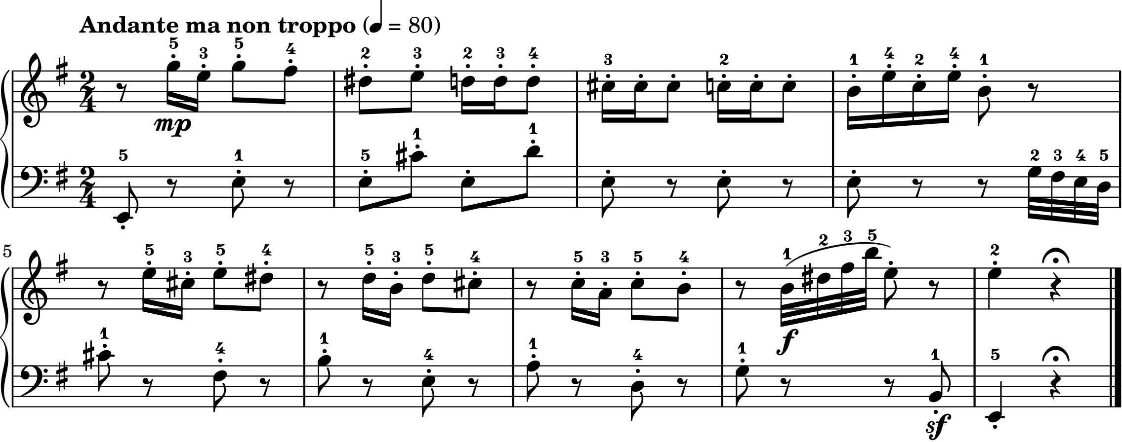 Dance of the Sugar Plum Fairy easy piano sheet music section B