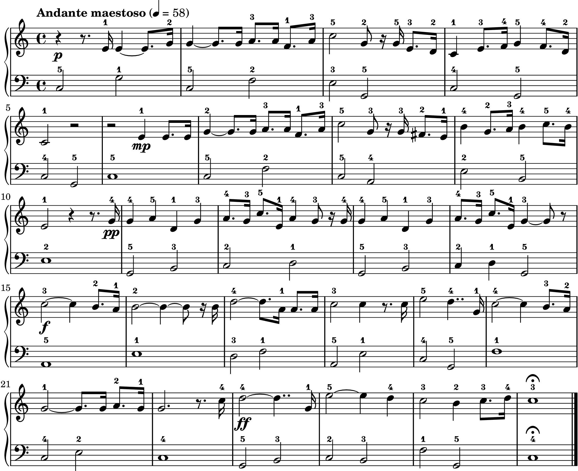O Holy Night easy piano sheet music full score